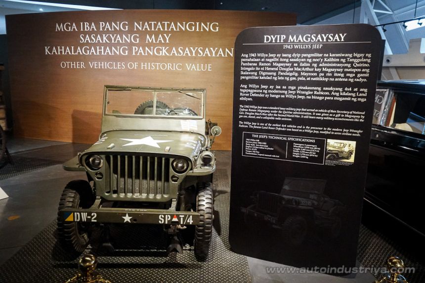 Philippine presidential cars now have a museum of their own image