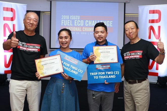 2018 Isuzu RZ4E Fuel Eco Challenge winners average 18.5km/L image