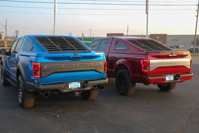 Make your F-150 look like a Mustang with this bed cover image