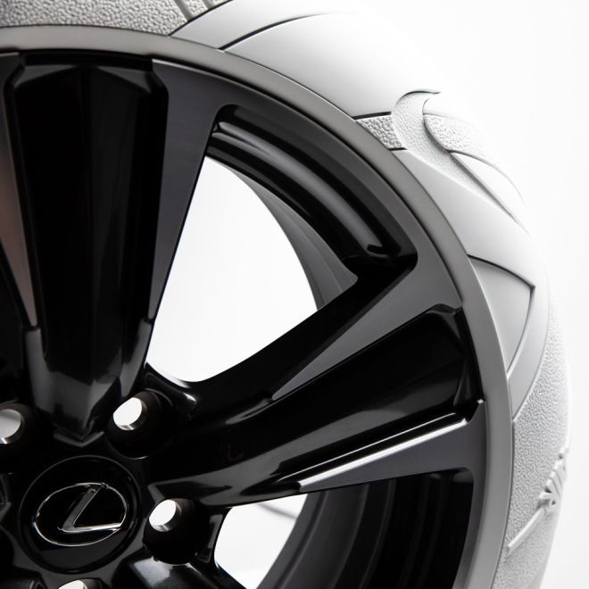 Special Lexus UX is fitted with custom Nike AF1 inspired tires image