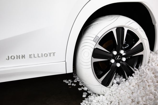 Special Lexus UX is fitted with custom Nike AF1 inspired tires image