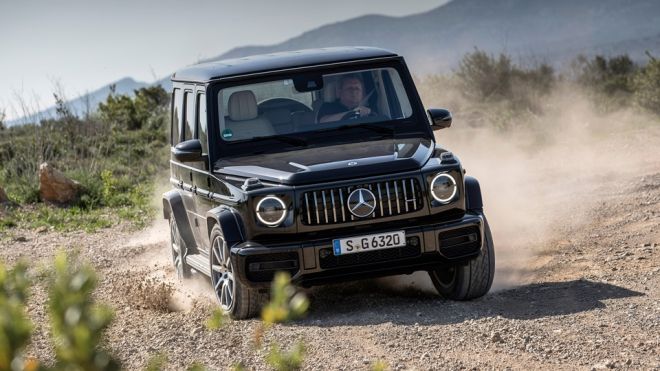 Mercedes snaps family photo of all generations of G-Wagen for 40th birthday image