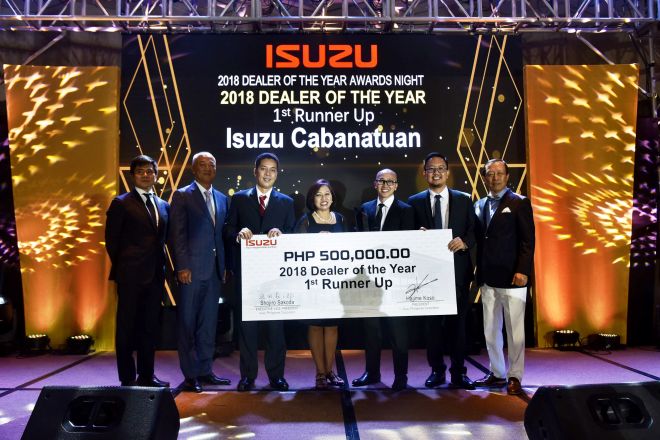 Isuzu Philippines awards their top dealers of 2018 image