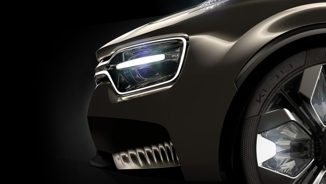 The steering on this Kia concept is straight out of Star Trek image