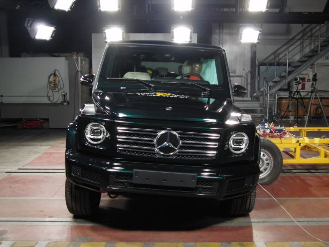 Mercedes G-Class earns perfect 5-star rating in Euro NCAP crash test
