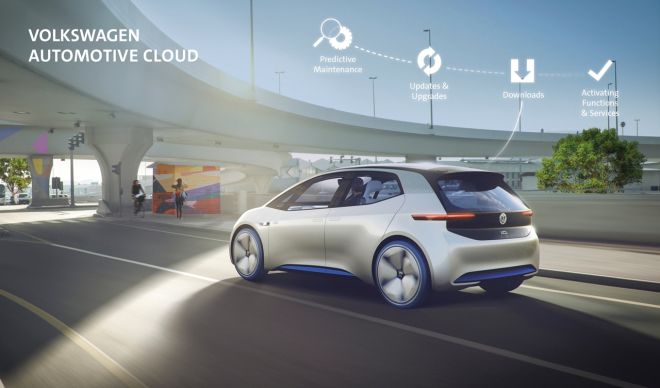 Microsoft and VW are working together on a cloud image