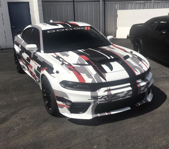This wide body Charger is built by Dodge themselves image