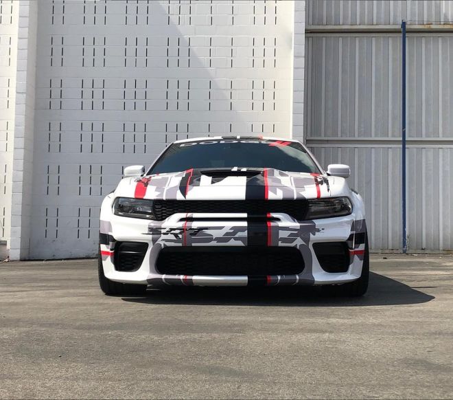 This wide body Charger is built by Dodge themselves image