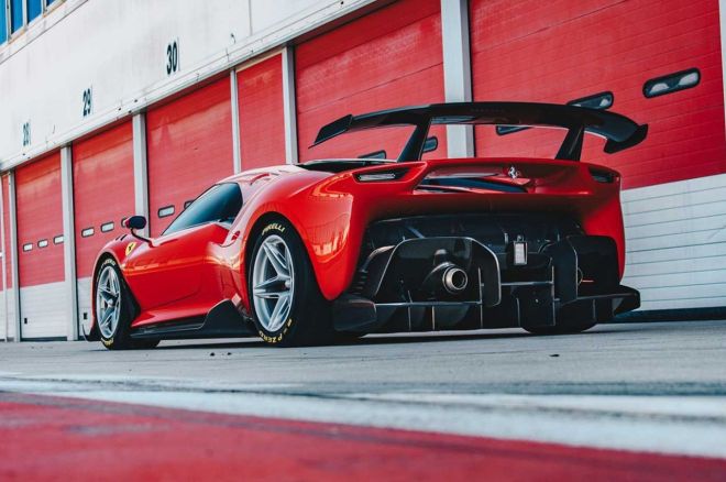 The P80/C is a one-off throwback to Ferrari&rsquo;s glory days image