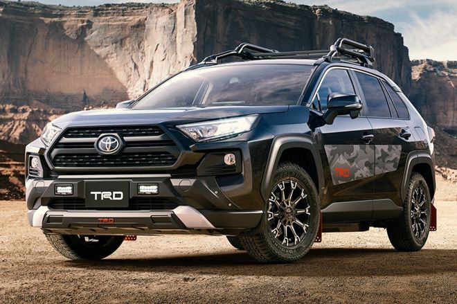 TRD sets up a parts buffet for 2019 Toyota RAV4 image