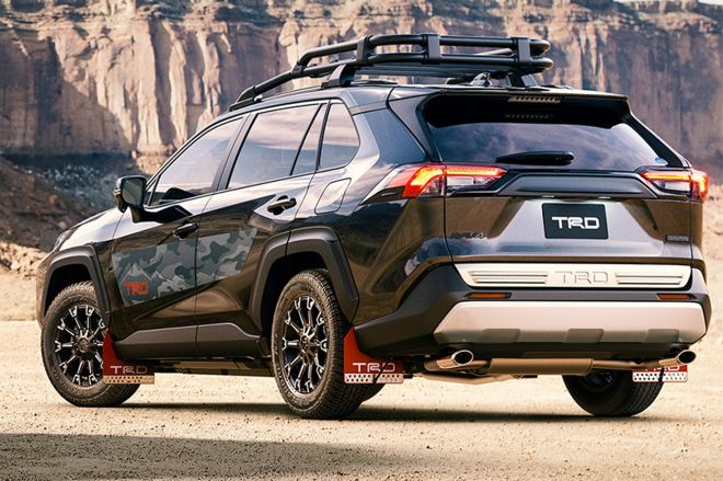 TRD sets up a parts buffet for 2019 Toyota RAV4 image