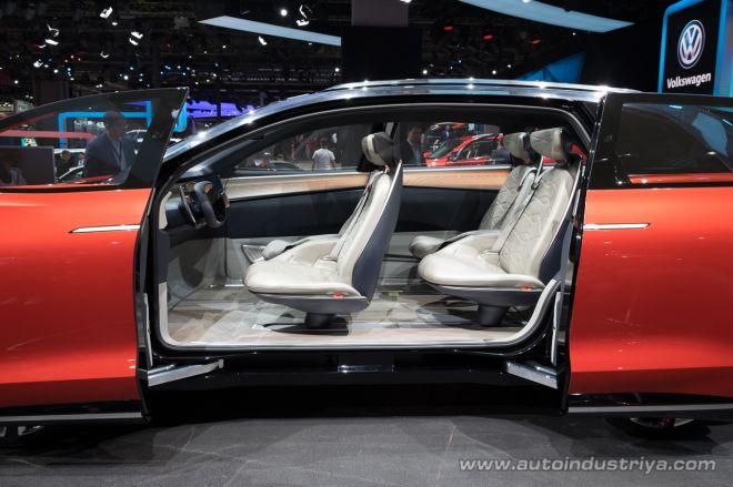 VW I.D. Roomzz Concept is a luxury electric SUV with 450km range image