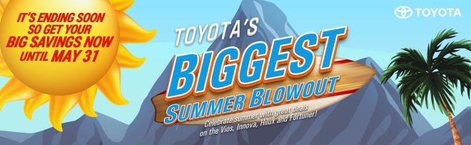 Save big when buying a brand new Toyota this May image