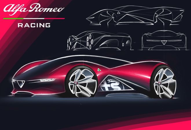 A high schooler designed this concept car for Alfa Romeo image