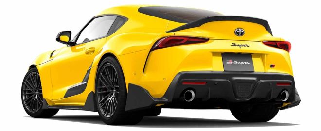 2019 Toyota Supra gets carbon fiber jewelry care of TRD image