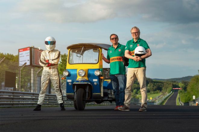 Guess how long it took a tuk-tuk to lap the N&uuml;rburgring image