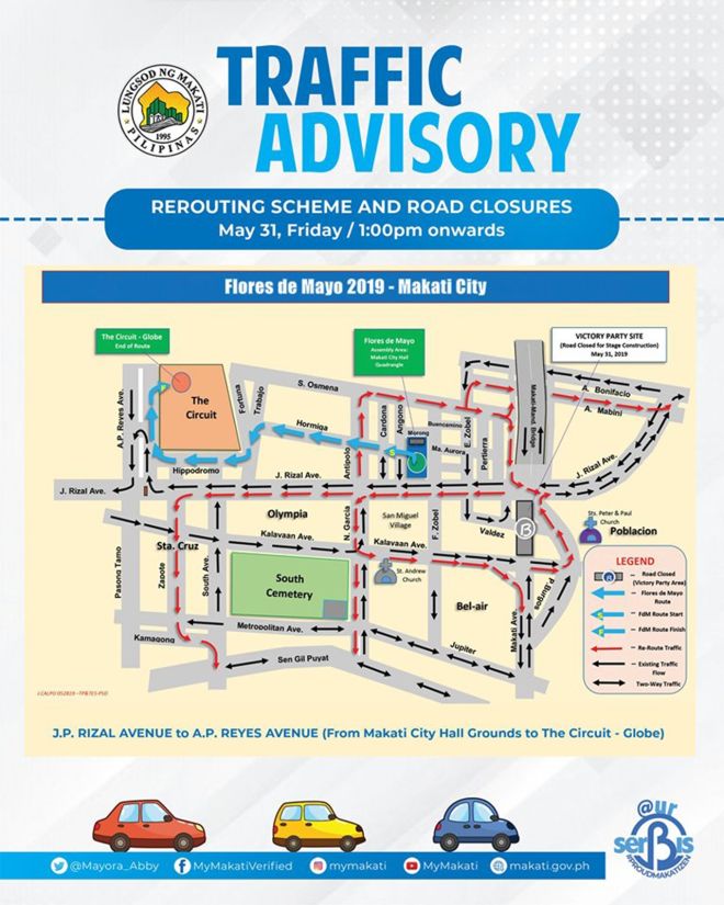 Makati to close several streets for Flores de Mayo procession image
