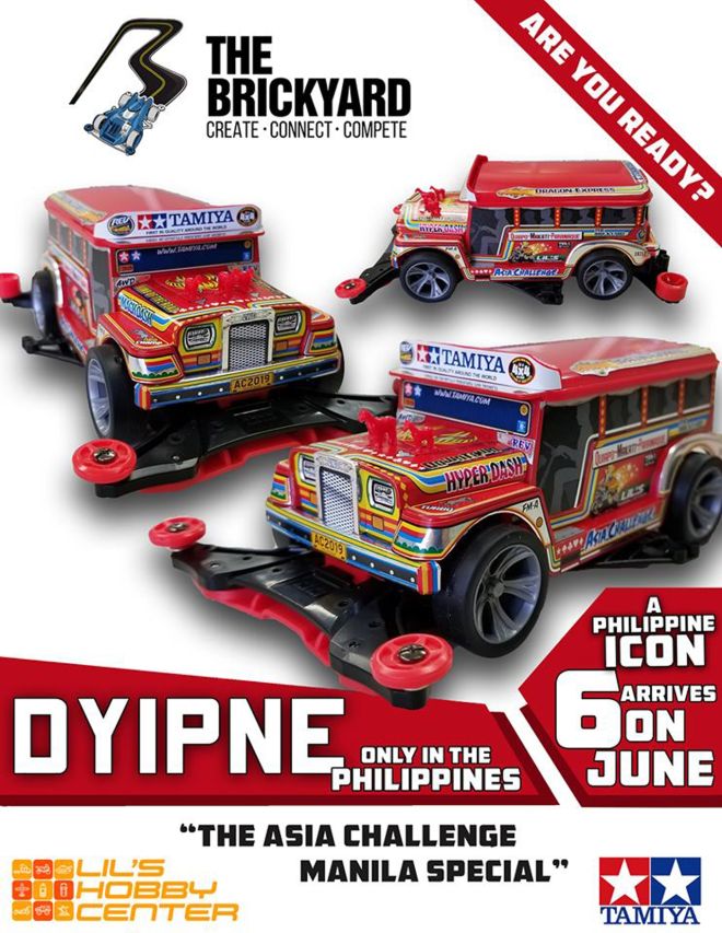 Get ready to unleash the Tamiya Jeepney at your nearest Mini4WD track image
