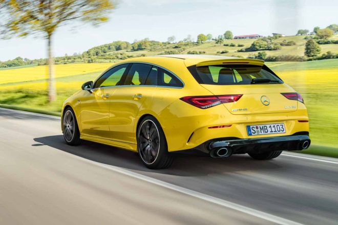 2019 Mercedes-AMG CLA 35 Shooting Brake has both power and practicality image