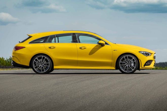 2019 Mercedes-AMG CLA 35 Shooting Brake has both power and practicality image