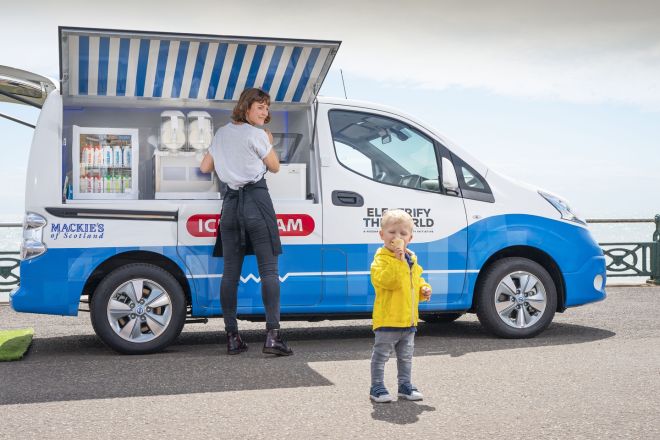 Nissan&rsquo;s all-electric ice cream van is the sorbetero of the future image