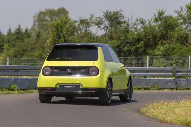 Honda&rsquo;s 150 HP rear-wheel drive EV looks mean in green image