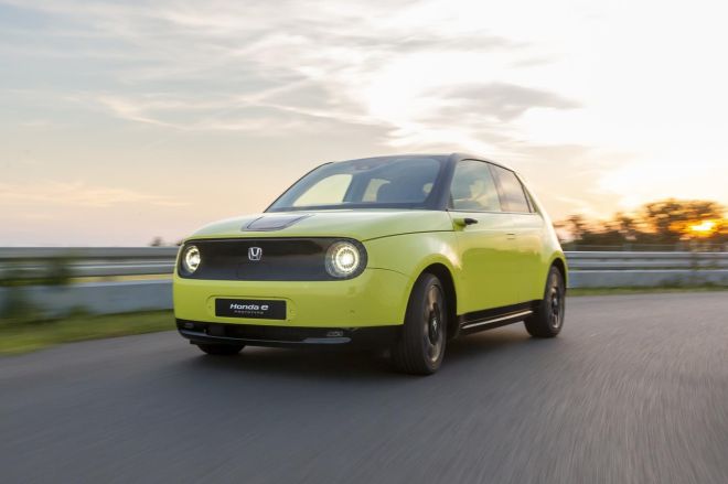 Honda&rsquo;s 150 HP rear-wheel drive EV looks mean in green image