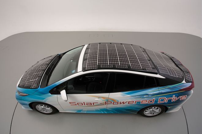 Toyota is working on a solar-powered Prius image