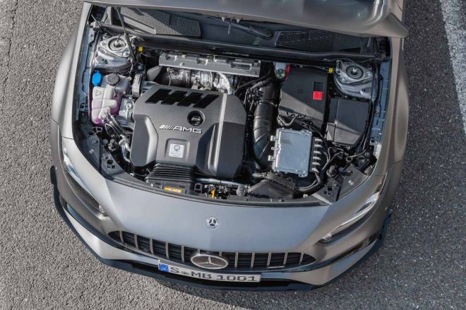 2020 Mercedes-AMG A 45, CLA 45 squeeze out over 400 HP from a 2.0-liter image
