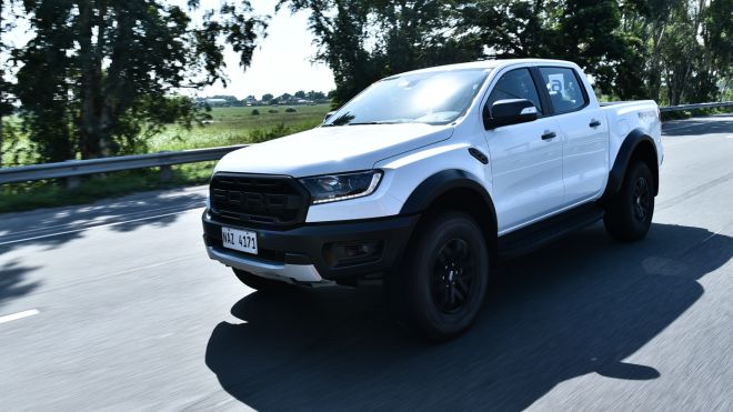 We drove the 2019 Ford Ranger Raptor on lahar with the exhaust ripped out image