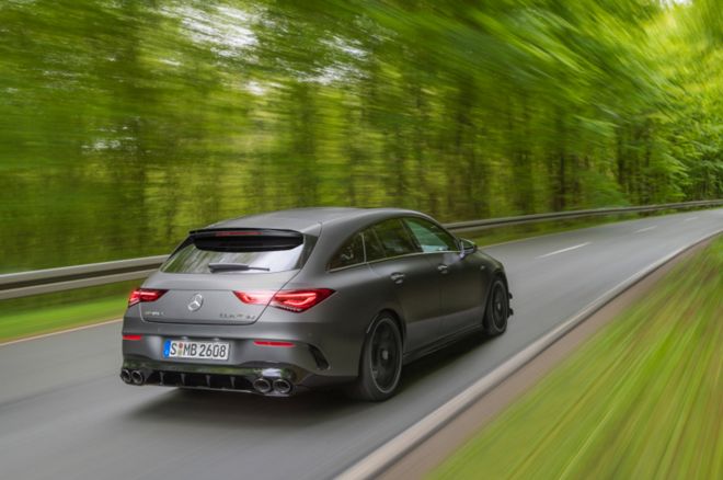 Carry all your stuff in the 420 HP Mercedes-AMG CLA 45 Shooting Brake image