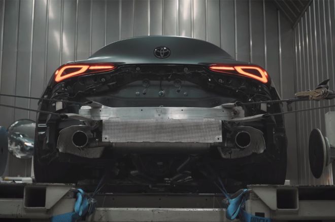 Listen to the sweet exhaust Akrapovic made for 2020 Toyota Supra image