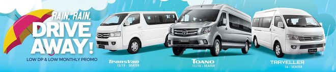 Bring home an all-new Foton for as low as Php 48,000 all-in image