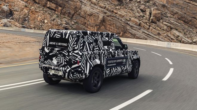 New Land Rover Defender punished in extreme desert testing image