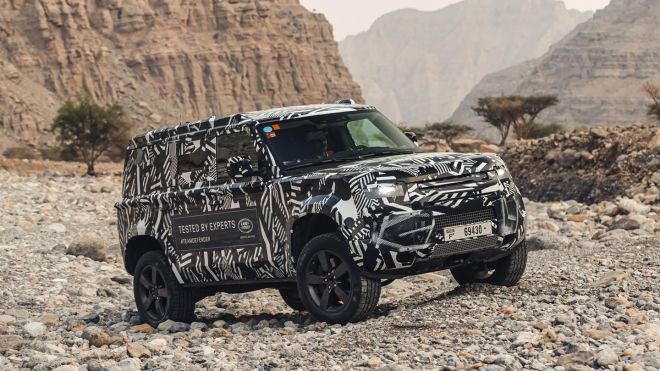 New Land Rover Defender punished in extreme desert testing image
