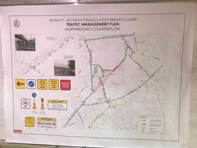 Tomas Claudio Bridge in Pandacan closed for six months image