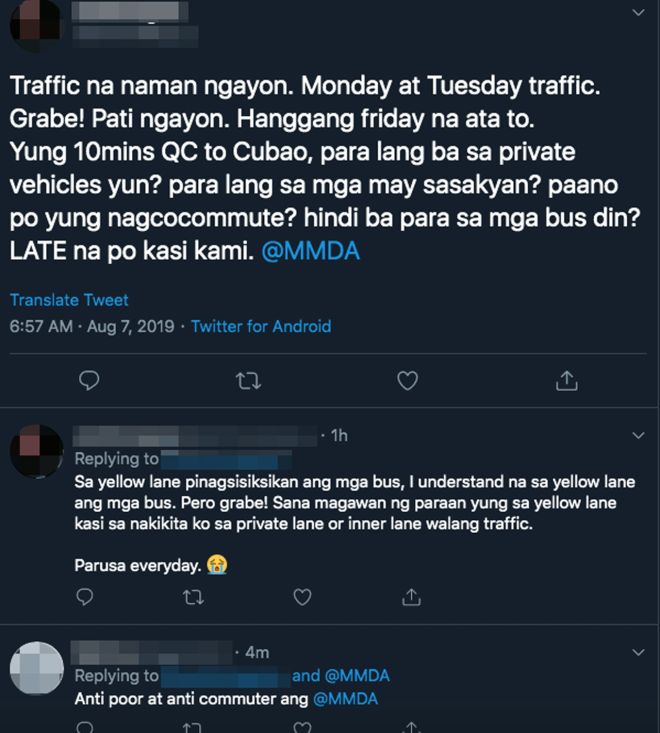 Bus commuters are pissed off at MMDA for Yellow Lane Policy image