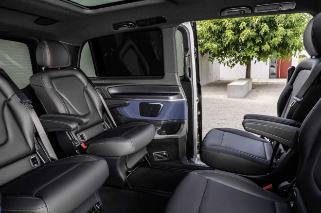 2020 Mercedes-Benz EQV is an ell-electric lounge on wheels image