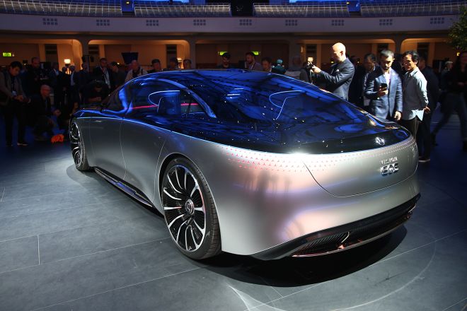 Mercedes-Benz Vision EQS is an electric S-Class of the future image