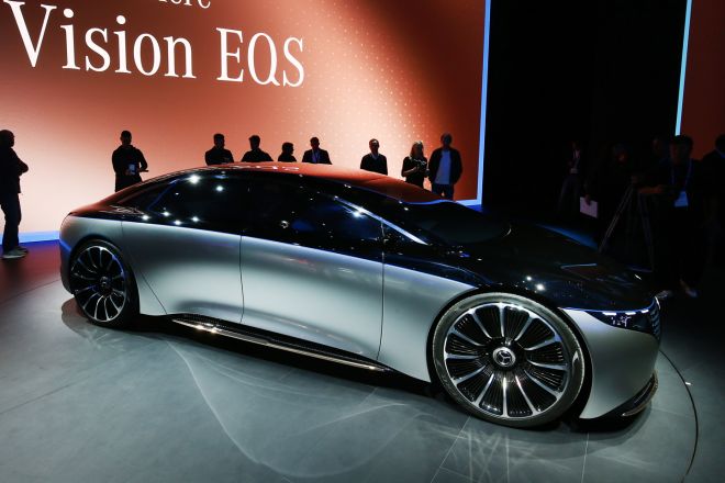 Mercedes-Benz Vision EQS is an electric S-Class of the future image