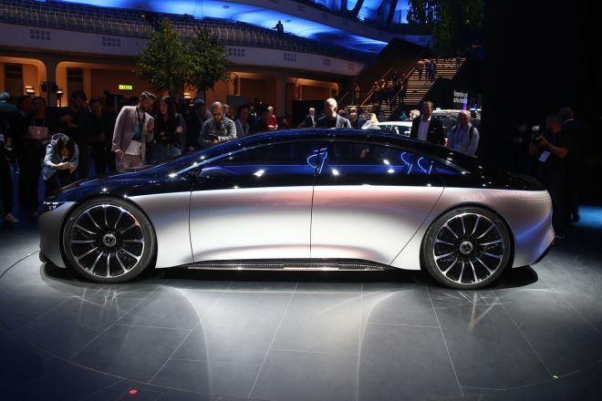 Mercedes-Benz Vision EQS is an electric S-Class of the future image