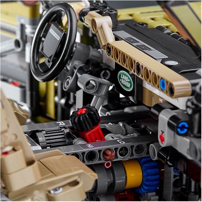 This mini Land Rover Defender by Lego can actually go off-road image