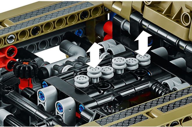 This mini Land Rover Defender by Lego can actually go off-road image