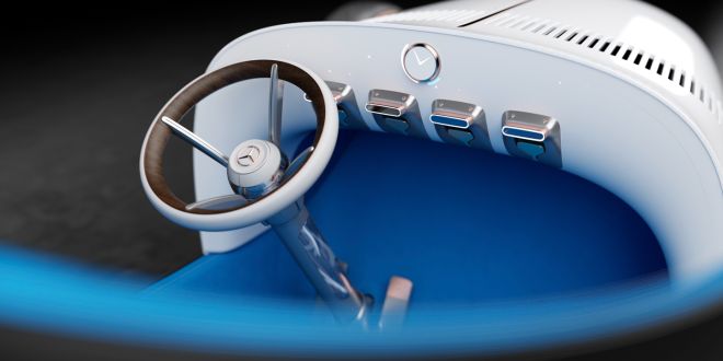 Vision Mercedes Simplex is one cool retro concept image