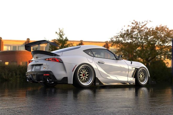This is the first of many modified Supras at SEMA 2019 image