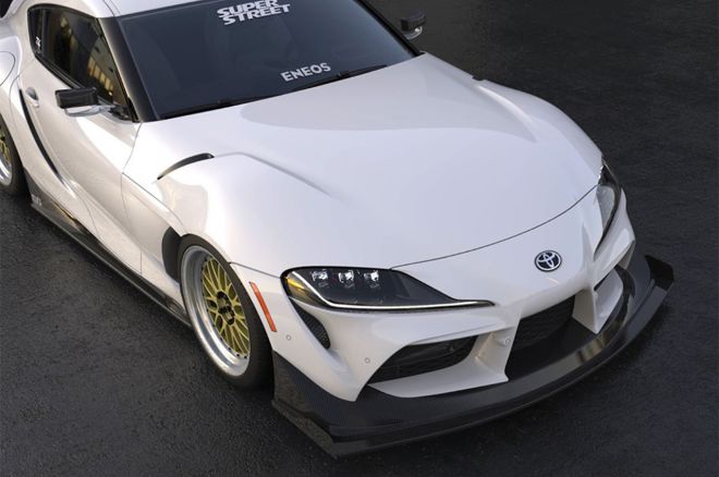 This is the first of many modified Supras at SEMA 2019 image