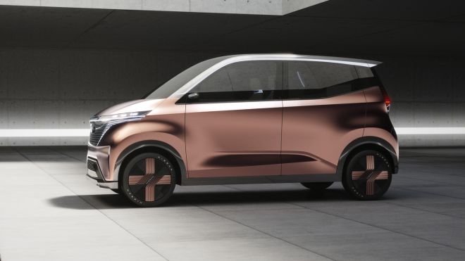 Nissan IMk Concept is one cute (and pink) electric city car image
