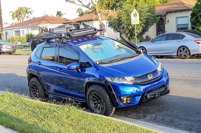 Honda Fit off-road image