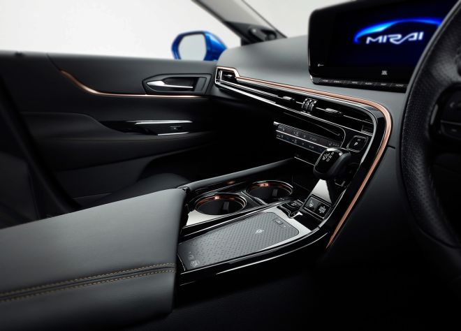 2021 Toyota Mirai transforms into a luxury Lexus-styled sedan image