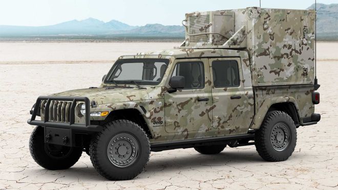 This Jeep Gladiator concept is ready to answer the call of duty image